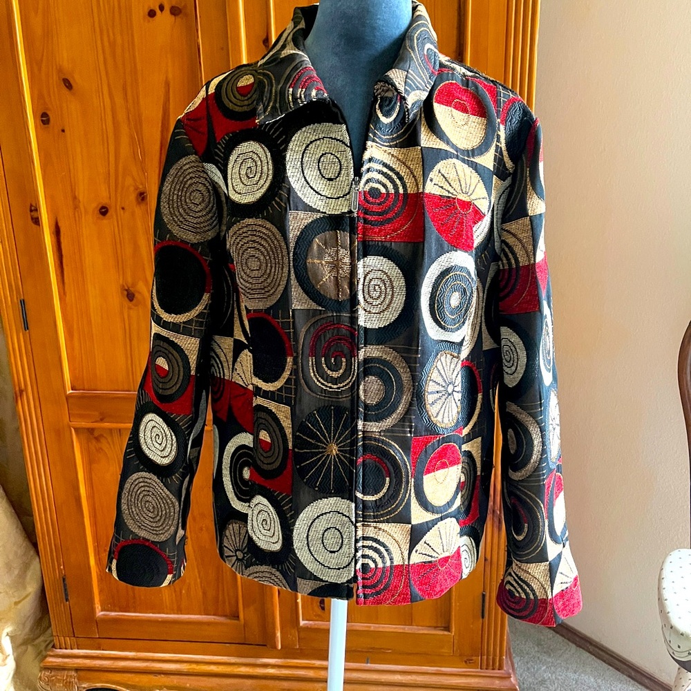 NWOT Christopher & Banks Women’s Zip Up Jacket Size L